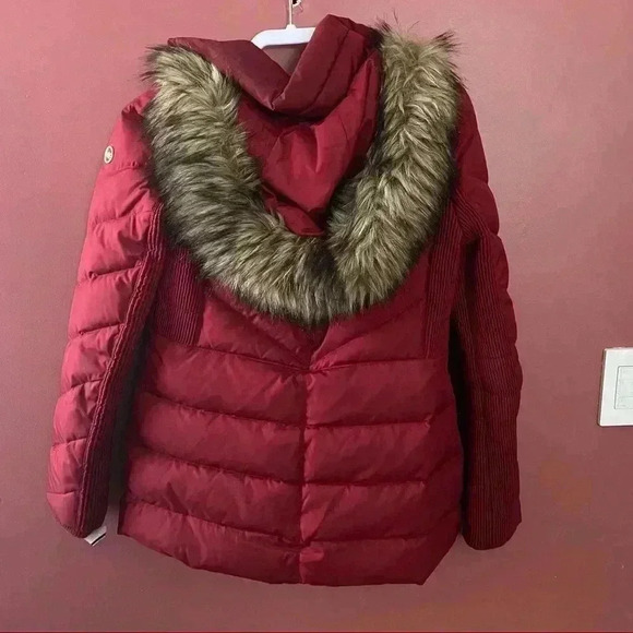 Michael Kors Red Puffer Jacket - Picture 6 of 7